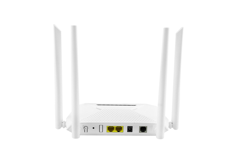 XPON 2口语言口双频WIFI ONU底部光纤